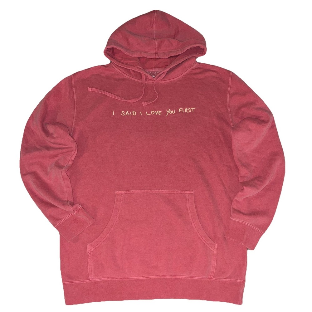 Selena Gomez Hoodie L Pigment Pink I Said I Love You‎ First Merch NEW
